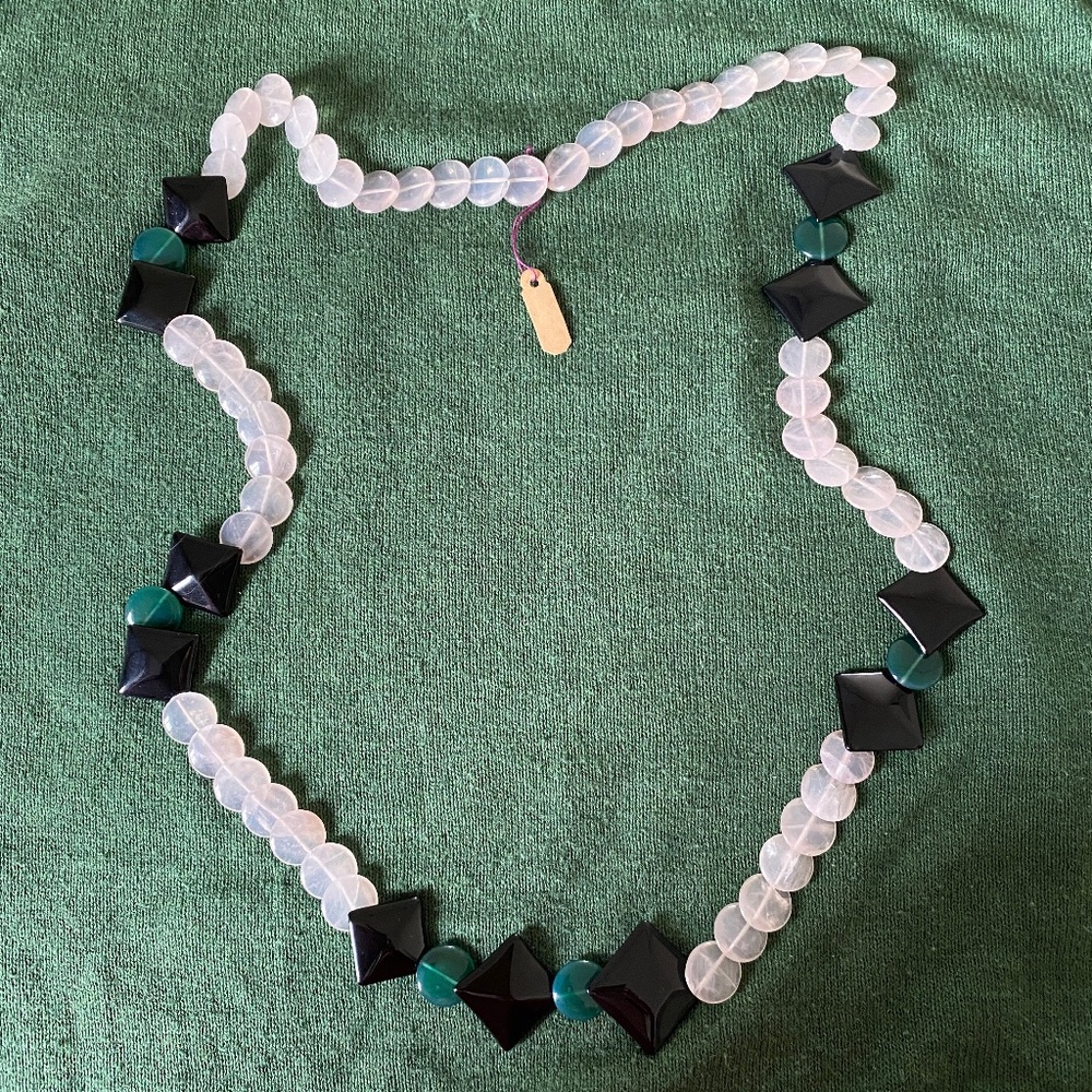 Funky Geometric Statement Necklace - image 4